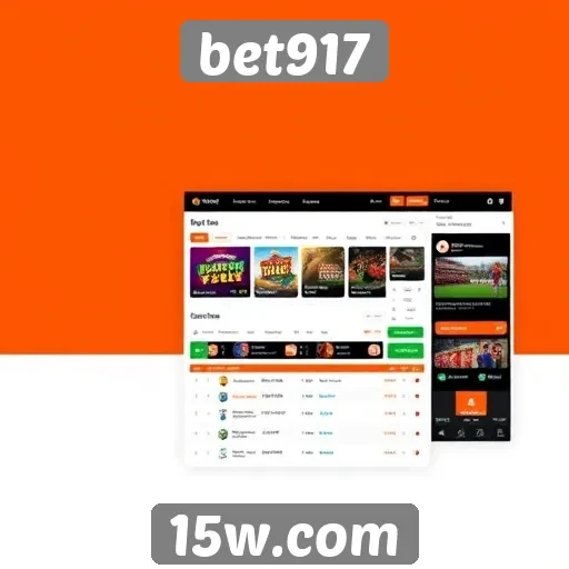 Análise da interface do usuário do site bet917